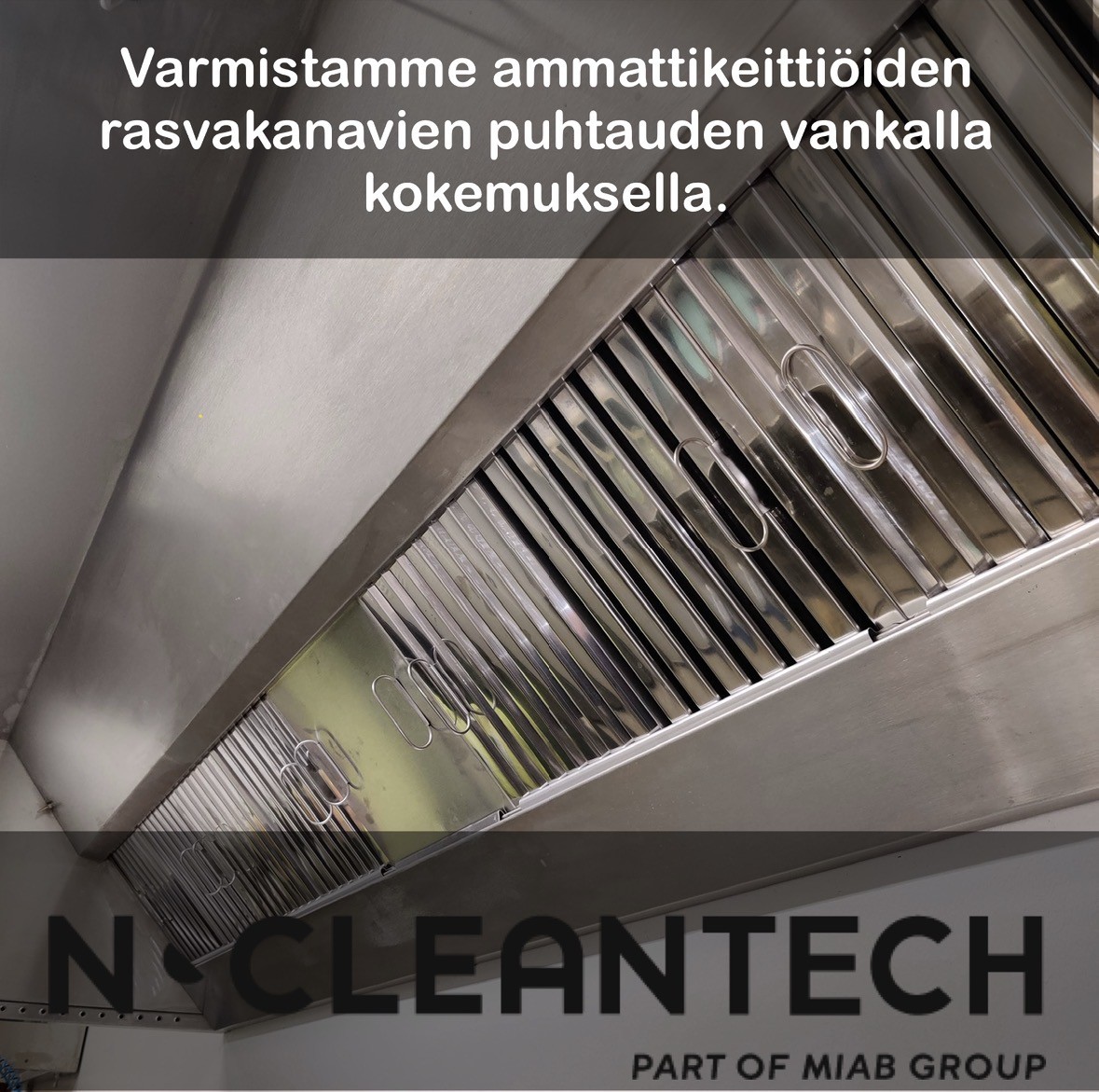 Ammattikeittiöiden rasvakanavien puhdistus